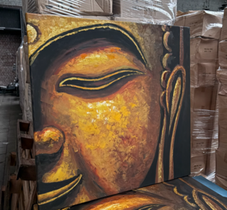 Ca. 23x Canvas schilderij Buddha 80×80